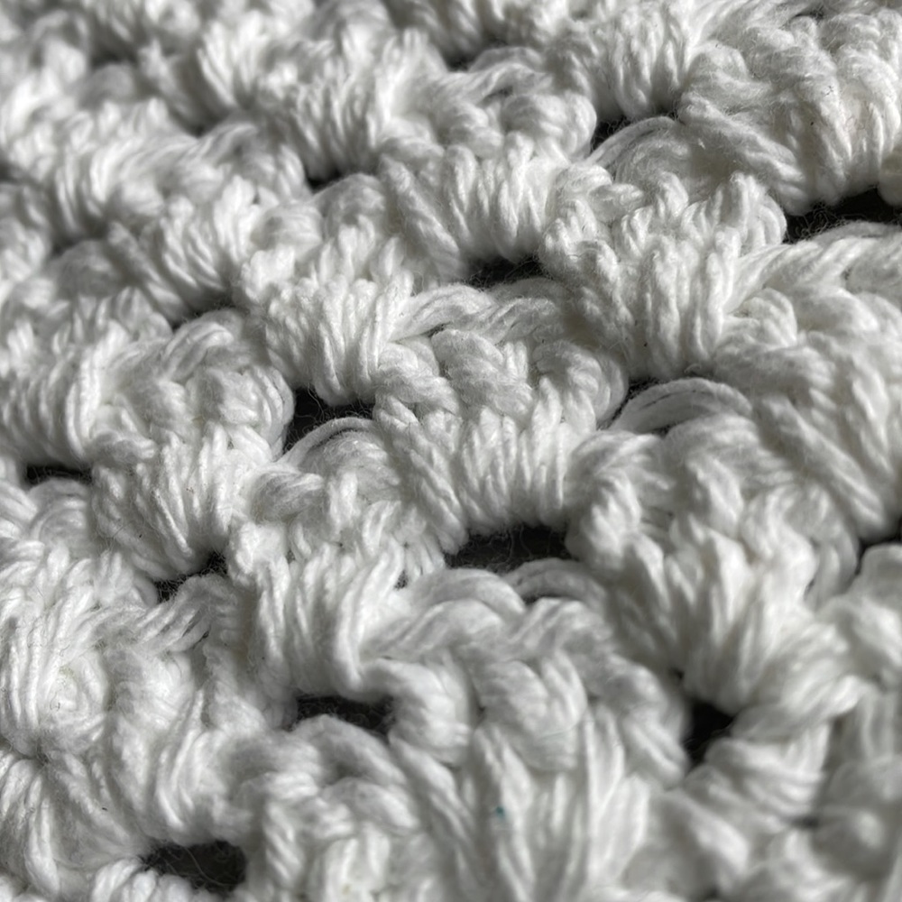 4 Hand Crocheted Washcloth Dishcloths - 100% Cotton - Picture 5 of 8